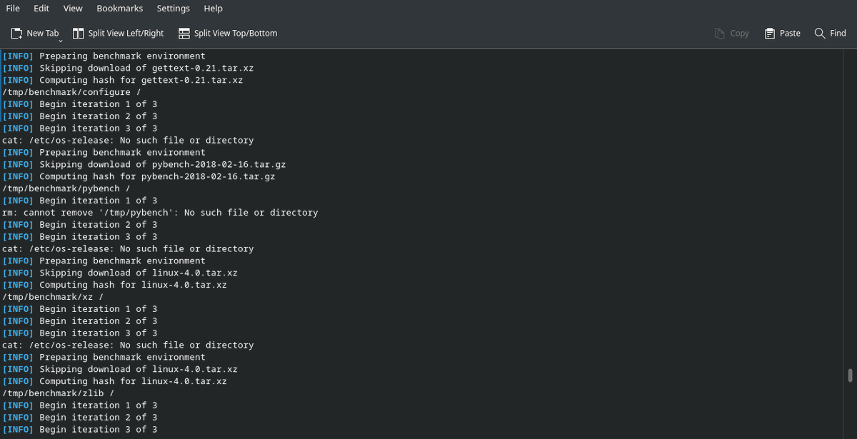 sunnyflunk1's tweet photo. Testing out the performance of the current Serpent OS root (all built with boulder). Much to learn with #clang, many knobs to tune and tweaks to the build system.

Things are about to get interesting! https://t.co/agXWNux3Ya