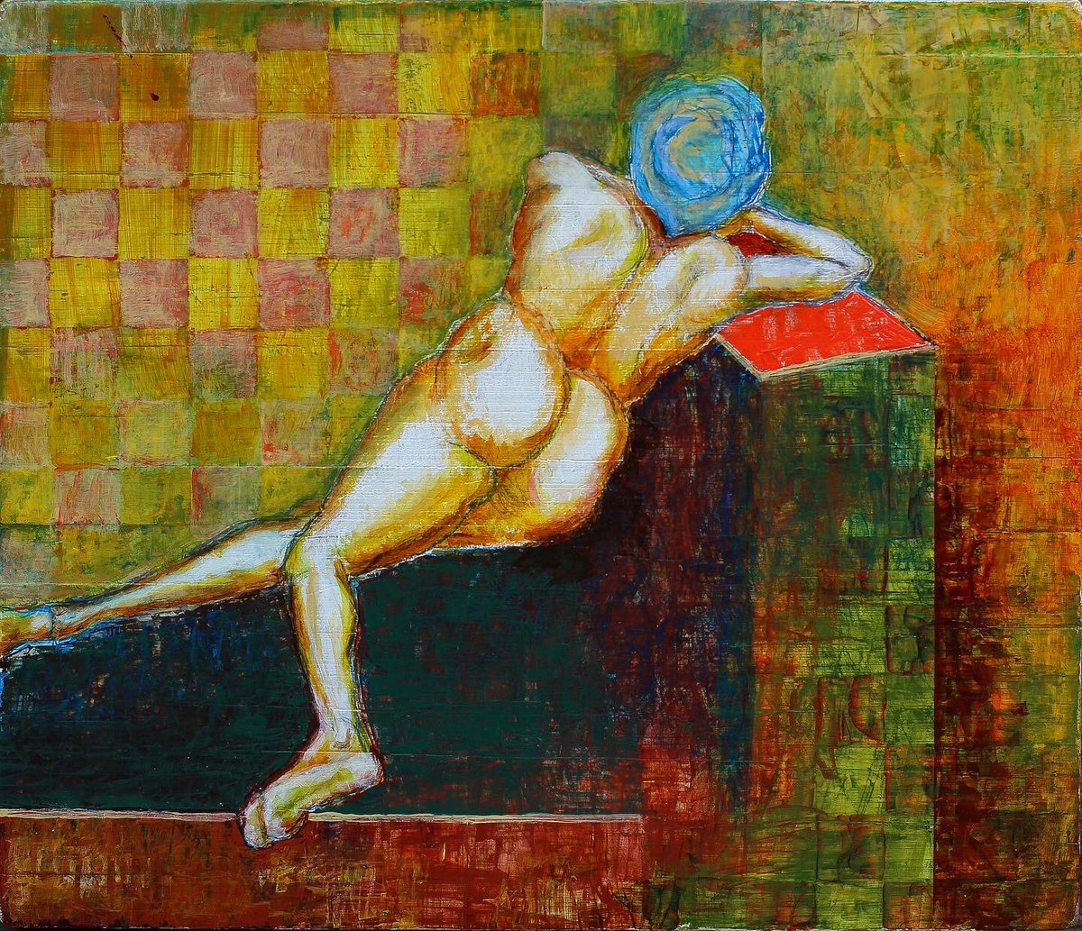 dcbriggoart's tweet photo. Details of two studies on used cutting boards that I found last the winter. Learning about the human form. Much gratitude towards my mentor Stephen Gaffney #figure #art #painting #cuttingboards #roughsurface #somethingnew https://t.co/y9QkR3KRj1