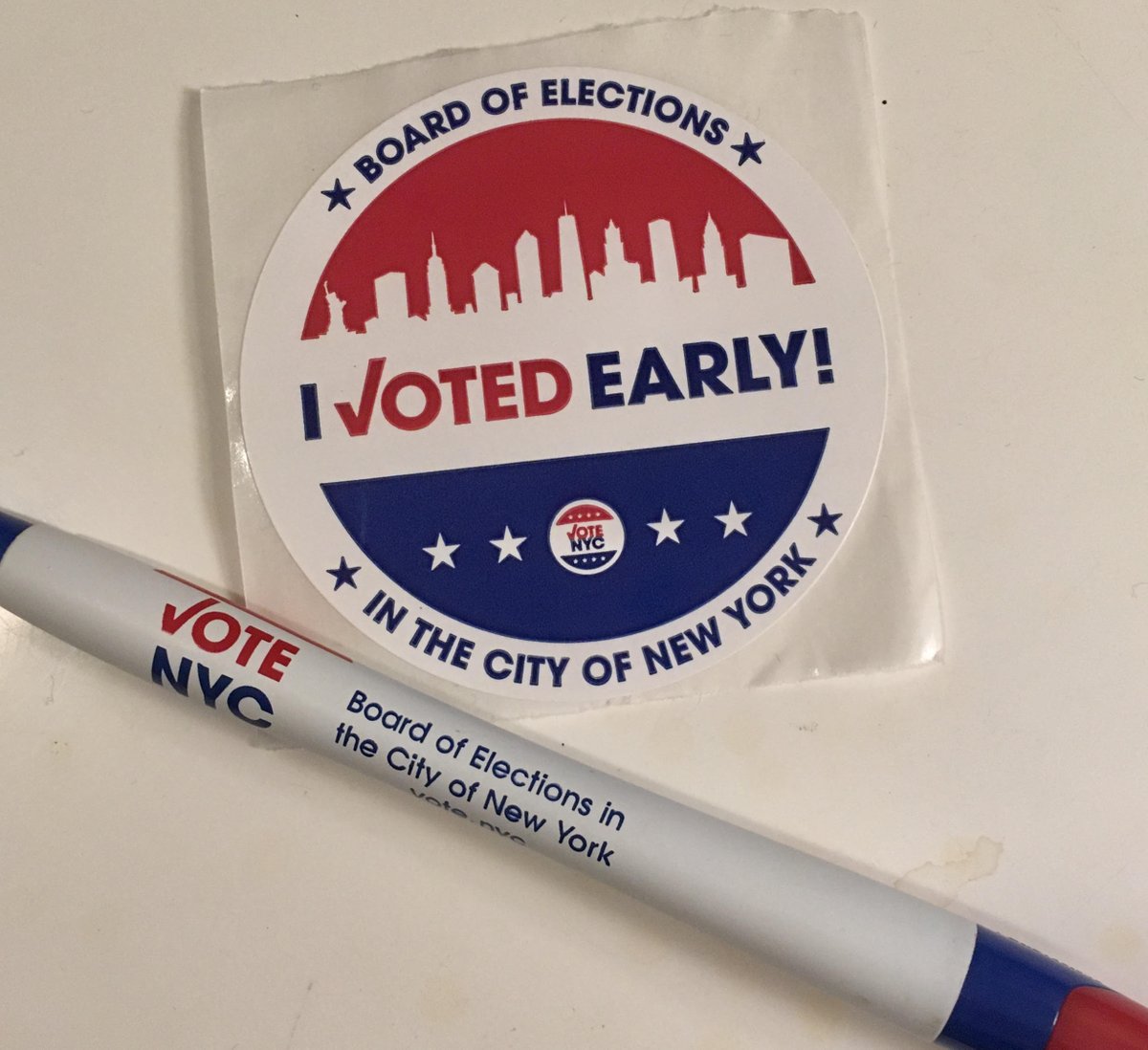 namholtz's tweet photo. Thank you #NYC for #earlyVoting and #rankedVoting! cool! https://t.co/WTIw2whkzz
