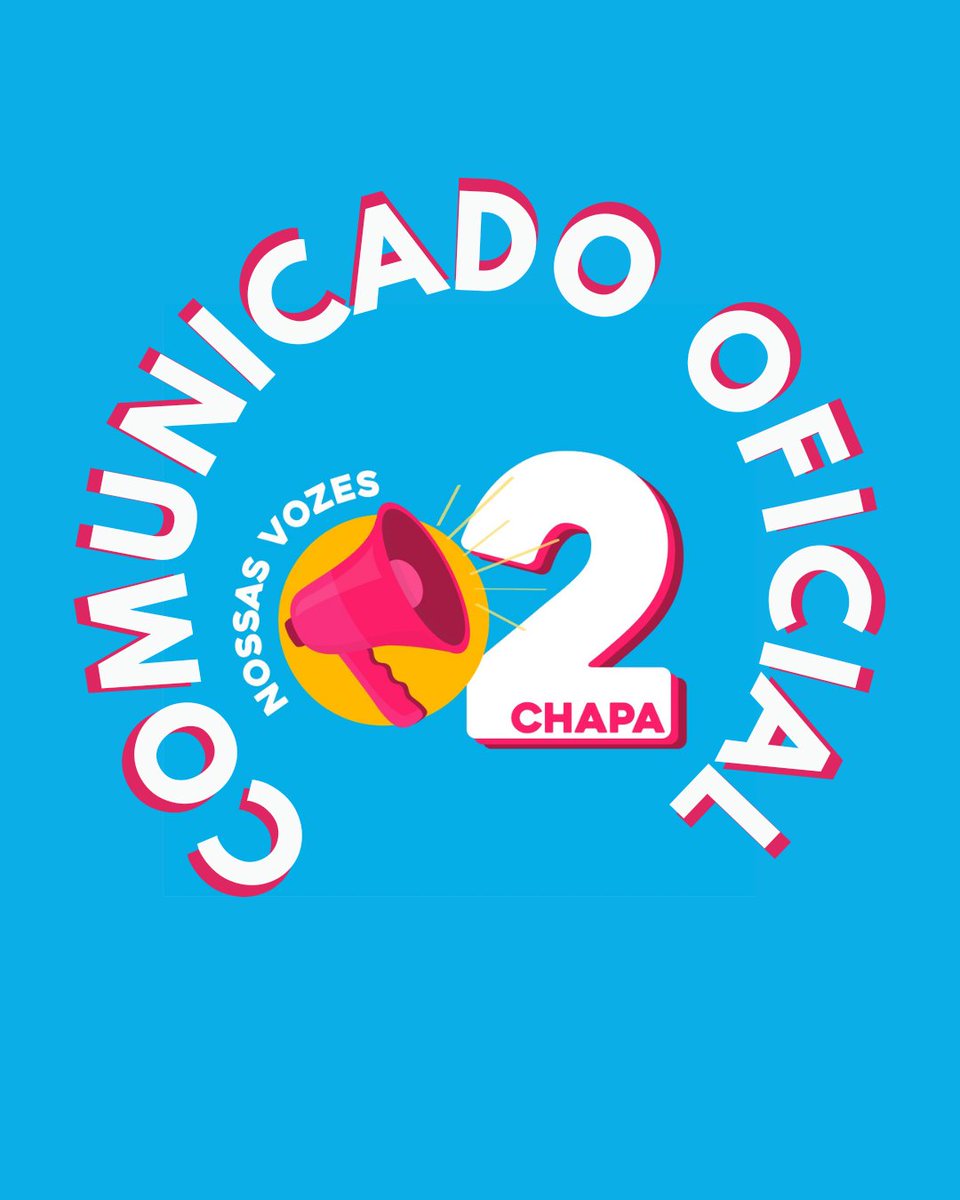 nossasvozesc2's tweet photo. ⚠️comunicado oficial⚠️
Nosso sonho continua vivo e continuaremos juntas e juntos lutando por um CA plural e diverso. Agradecemos todo apoio recebido nos últimos dias, podem ter certeza que nosso sonho não foi em vão e que nunca conseguirão calar Nossas Vozes! Sigamos Resistindo! https://t.co/d15A6EwqAL