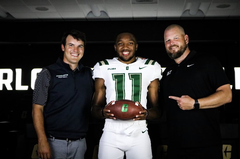 Chase7Williams's tweet image. I am blessed by God to have been able to earn a scholarship offer from UNC Charlotte! #PEEP