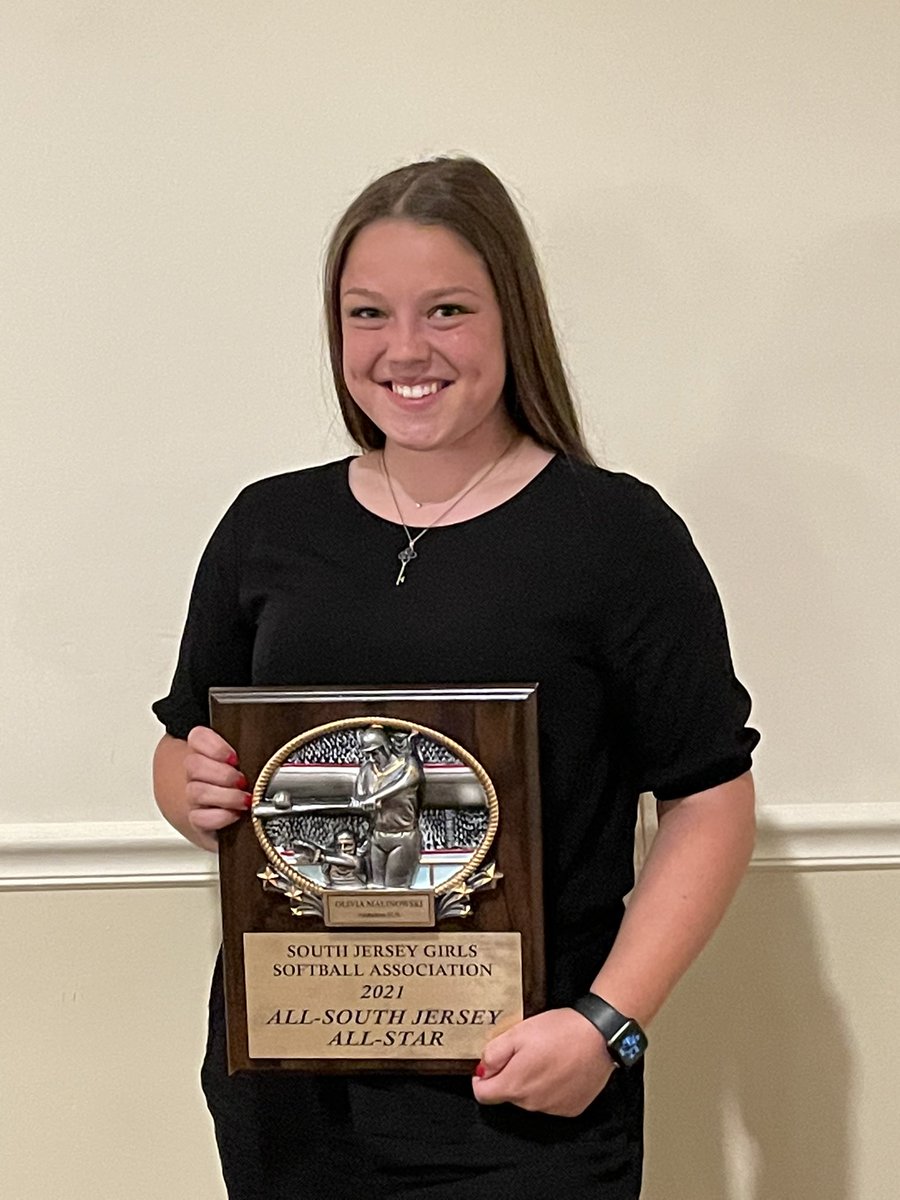Congratulations to Olivia Malinowski for being selection to the All SJ team and the senior all star game from the South Jersey Softball Coches Association. <a href="/livmalinowski1/">thelivmalinowski</a>
