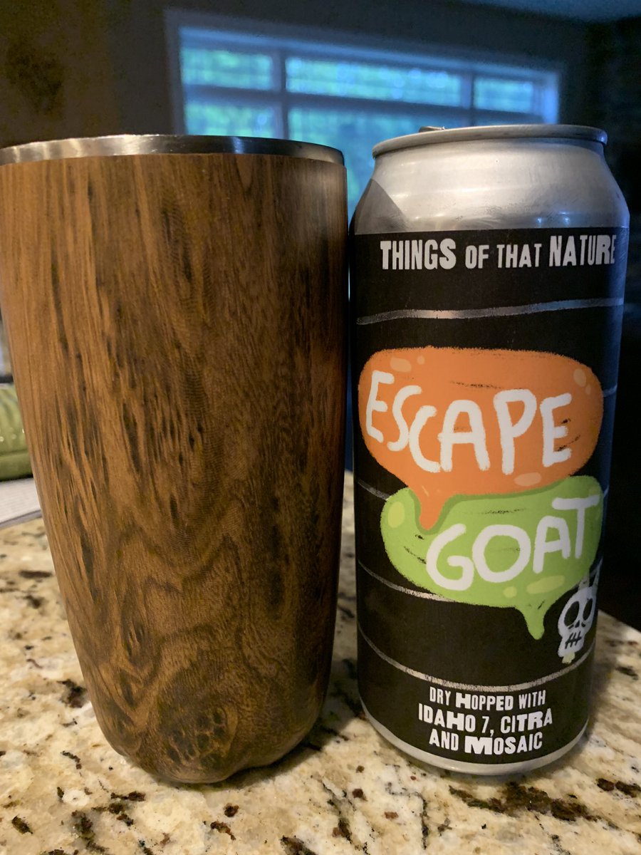 Another excellent juicy NEIPA from <a href="/brewingprojekt/">thebrewingprojekt</a> for my #WiBeerWednesday entry.  This is definitely one of my faves from the Things Of That Nature series.  Cheers, you guys!  🍻🍻🍻