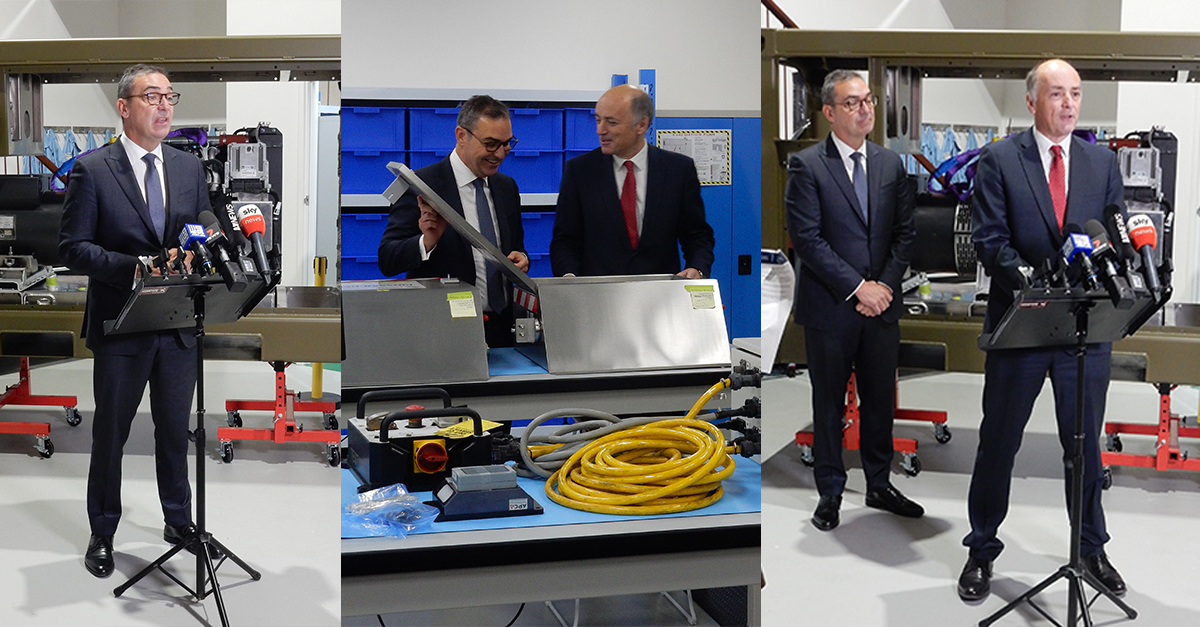 We hosted <a href="/Defence_SA/">Defence SA</a>, Defence Innovation Partnership, SA's Premier Steven Marshall and a few TV crews at our head office for a press conference about the allocation of funds to assist with innovation in defence &amp; space. lnkd.in/gBvVjD8 #innovation #research  #defence