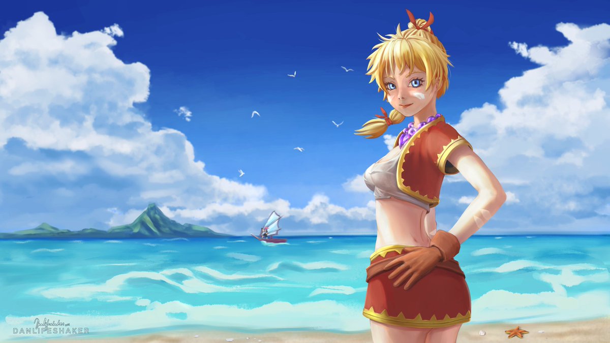 danlifeshaker's tweet photo. Tried to make a fan art of Kid from Chrono Cross. 

I need to improve my art. 🙏

#digitalart #chronocross #SquareEnix #gaming #art #FANART https://t.co/4wDIKv2F7v