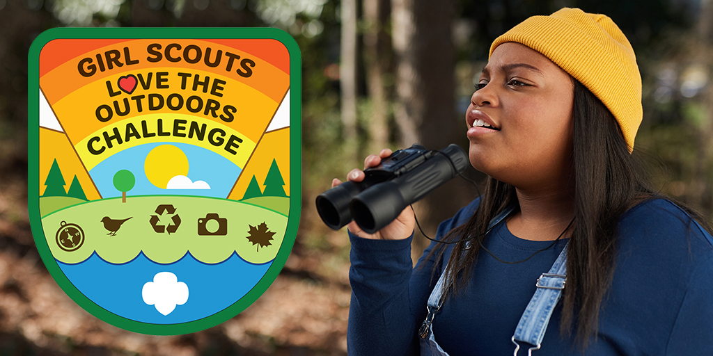 GSColo's tweet photo. Unplug, connect with nature, repeat! The Girl Scouts Love the Outdoors Challenge has officially kicked off! 🌳💚🙌 Which challenge will you tackle first https://t.co/B4nC4rL26d @HydroFlask #gsoutdoors #GSColo https://t.co/W2pCmUTRdY