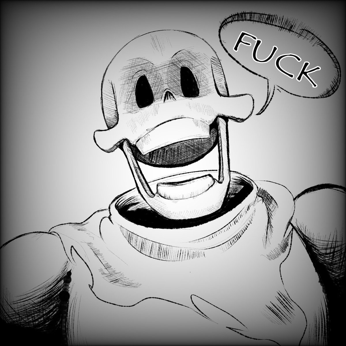 Quick sketch of Papyrus for #letpapyrussayfuck day

Which I only learned of today
#jukodraws #undertale #Papyrus