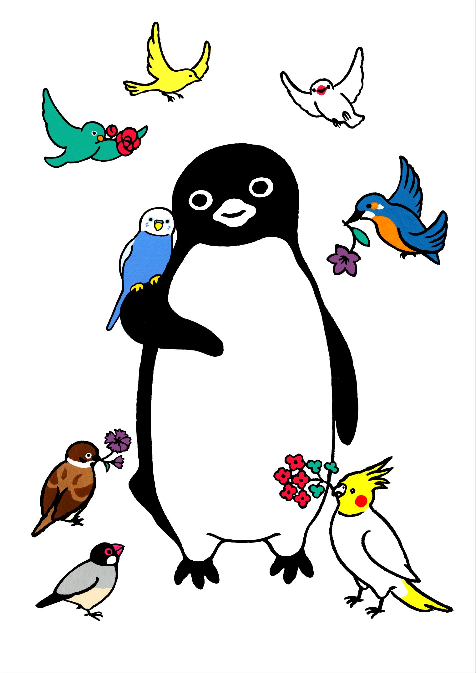 送料無料商品の通販 さかざきちはる サイン本 図録 ペンギンのいるところ アート・デザイン・音楽