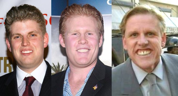 tomiahonen's tweet photo. Eric Trump & Andrew Giuliani:
We wonder who it is
#FathersIn5WordsOrLess https://t.co/GkWLaIysmq
