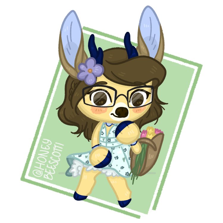 HoneyBeescotti's tweet photo. Who’s picking flowers this beautiful summer day?
It’s a very lovely Bean for a very lovely @LakeSpirit_Iris! 🌷🐝 https://t.co/Ffu9FcEVqP