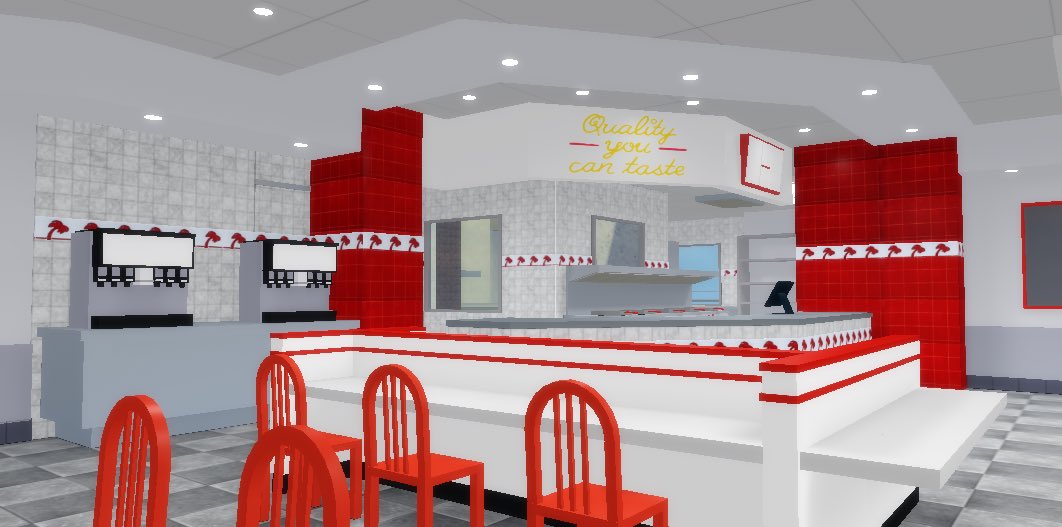 PlaySantaMarina's tweet photo. Out - N - In burger is completed by @_mastertiago and  @elusitivity !
#roblox
#RobloxDev
 @robloxdevrel https://t.co/VNH2iziIHl