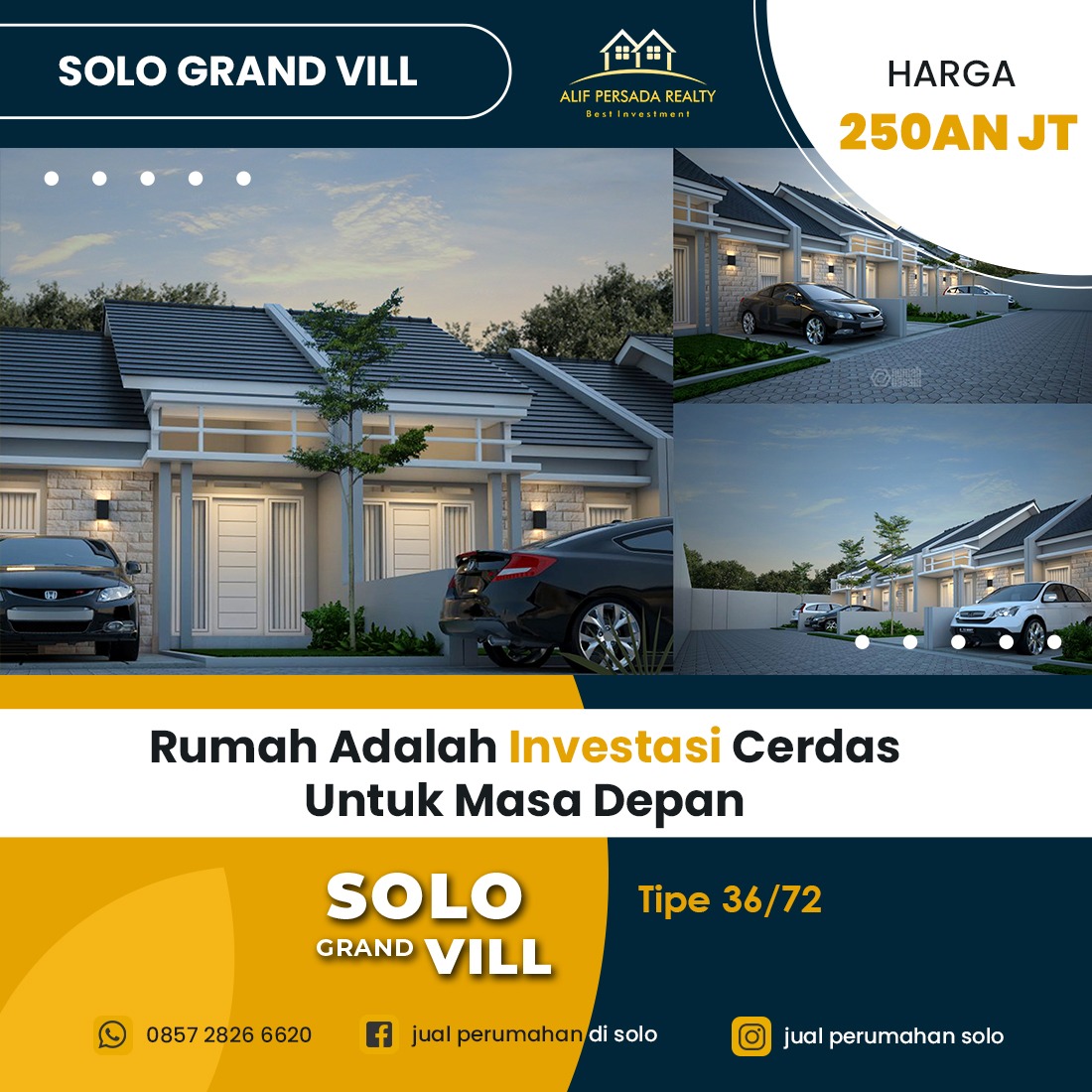 SoloJual's tweet photo. Perumahan mewah di SOLO KOTA (jebres / mojosongo) dengan harga sangat terjangkau

Info Perumahan : 
https://t.co/zqc44jttvN

#rumahsolokota #rumahsolomurah #rumahmewahsolo #perumahanmojosongosolo #jualrumahdisolokota #perumahanterbaikdikotasolo #rumah200anjuta https://t.co/IiQqGbmAIU