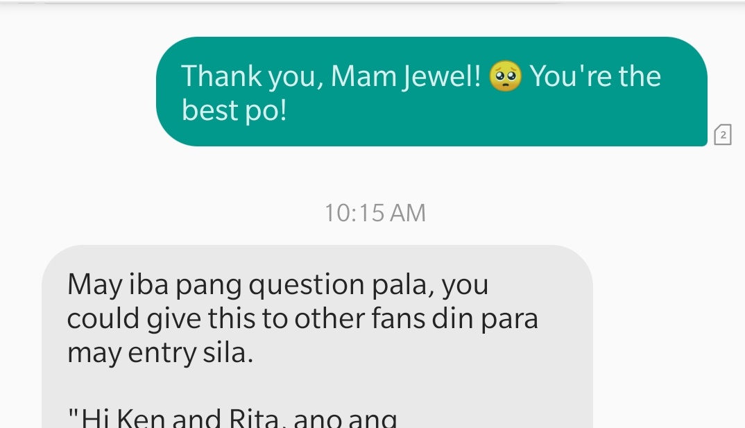 goradexplorer12's tweet photo. Hi guys! Sorry nagkaron lang ng confusion pero nag-usap na kami ni Mam Jewel. Since nafill-in na ung 2 slots, gumawa nalang ng paraan para makapagask ng question yung ibang ritken fans. Please contact @MCStaRK_ for the details https://t.co/8iqV8XgRs4