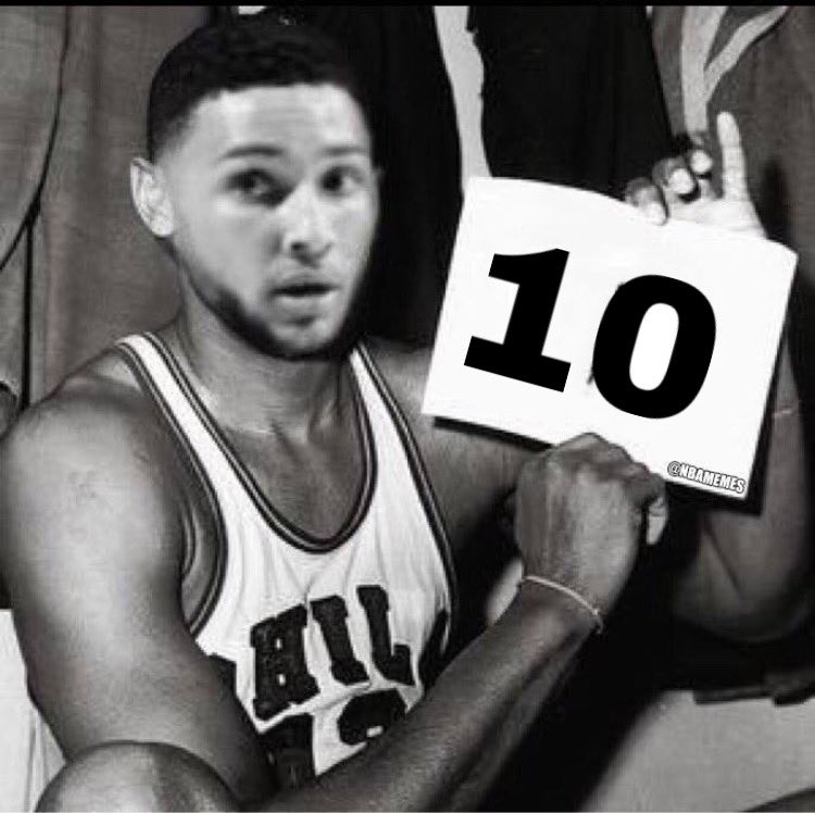 Ben Simmons missed 10 free throws tonight 👏😂👏