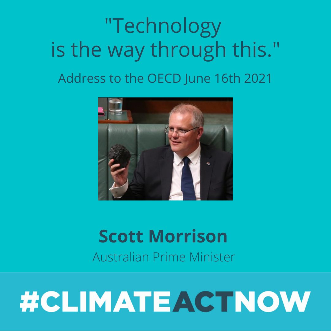 PM Morrison still clinging to his technology-led approach to climate action in yesterday's speech to the OECD , but what do climate experts think?

Australia deserves better.
Write to your MP demanding a debate on the ClimateActNow.com.au

<a href="/zalisteggall/">🌏 Zali Steggall MP</a> bit.ly/3zvlOJL