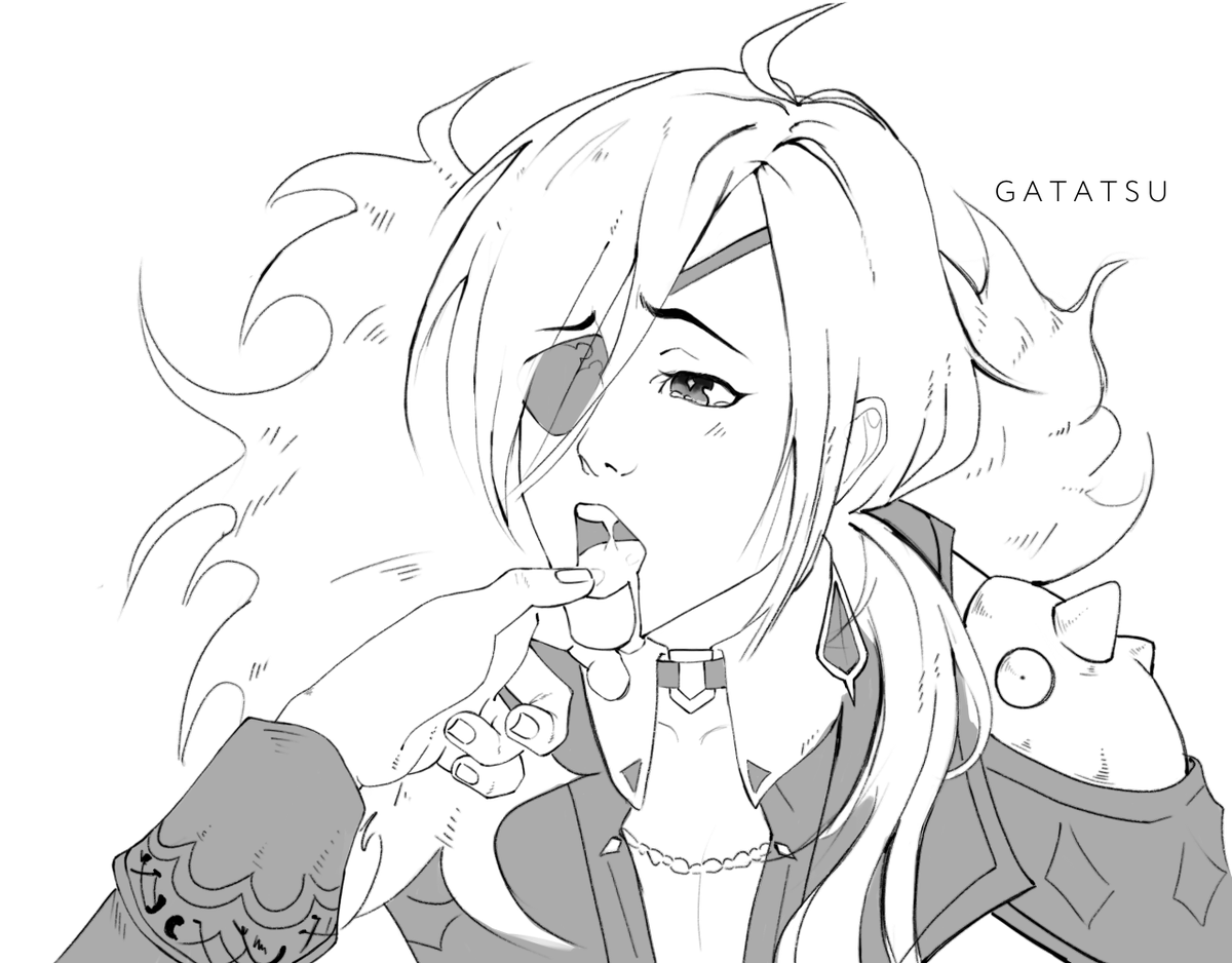 Gatatsu3's tweet photo. Kaeya cum now 
#kaeluc #luckae #GenshinImapct #genshin #原神 https://t.co/Q6db2DbYTo