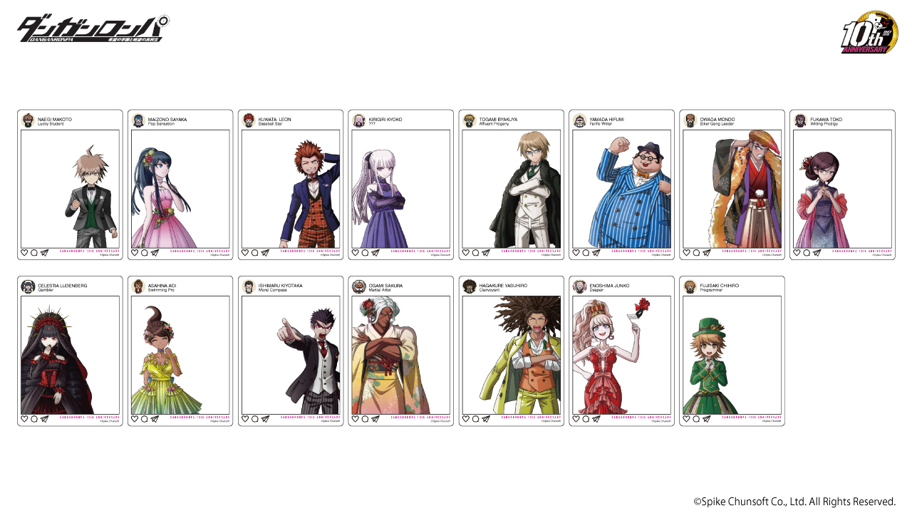 ダンガンロンパ ハート型缶バッジ ドレスアップ Vol.3（V3