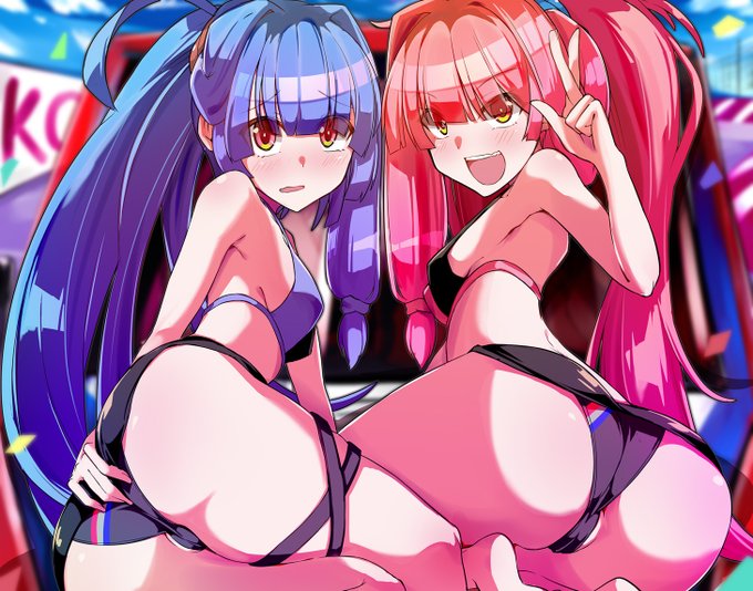 個人的にお尻は茜ちゃん胸は葵ちゃんがお互いより大きいとテンションあがりますねぇ! 