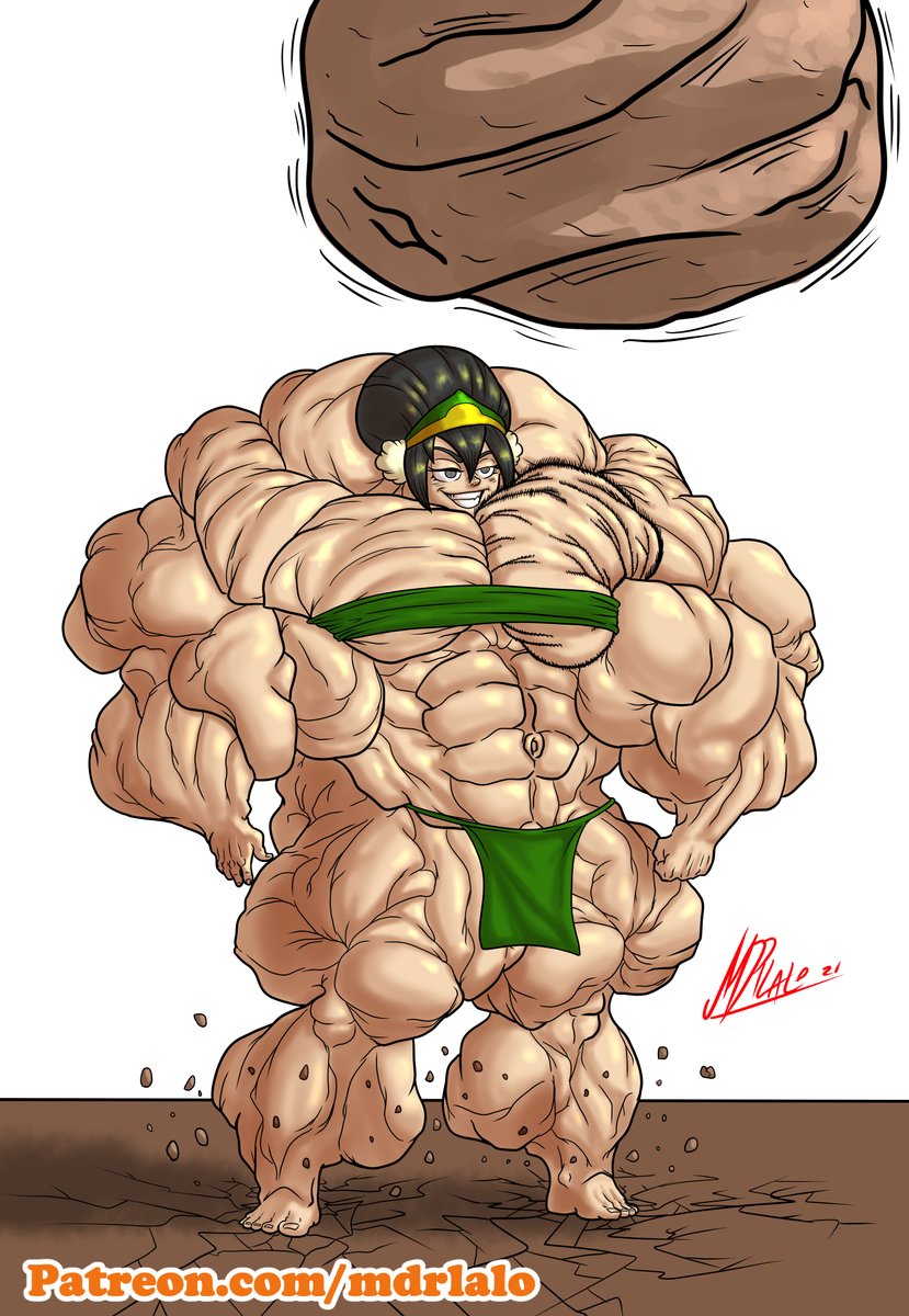 Toph, Queen of the Rock
#AvatarTheLastAirbender #toph #earthbender #fmg #femalemusclegrowth #femalemuscle #femalemuscleart #muscleart #musclegirl #muscularfemale #muscle