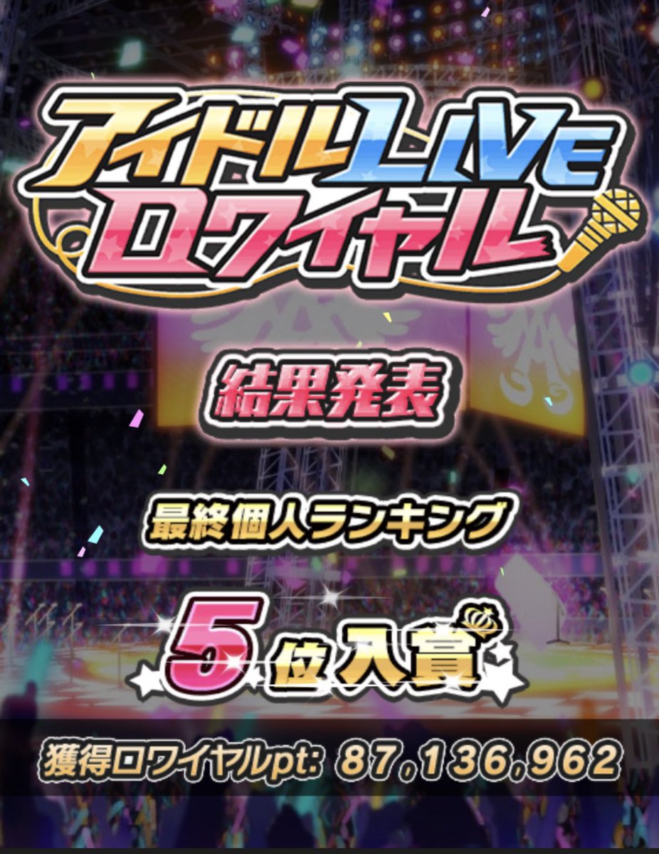 nicofractal's tweet photo. 改めて舞ちゃんロワお疲れ様でした〜〜！
最初で最後の十傑を担当に捧げることが出来たのがすごく嬉しいです🥳 https://t.co/b0dE3OUjGq