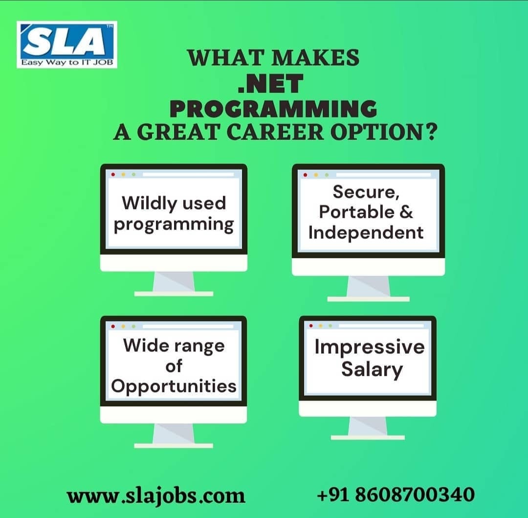slajobschennai's tweet image. Learn .Net from the best training &amp;amp; placement center !!!!
Call us: +918608700340
Visit : slajobs.com/dot-net-traini…
#dotnet #dotnettraining #dotnettraininginchennai #sla #slajobs #placementcentre #softwaretraining #ittraining #onlinetraining