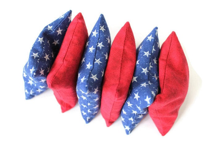 HandiworkinG's tweet photo. Cute red, white, and blue bean bags from our #etsy shop: Red &amp; Blue White Star Print Bean Bags 4th of July Mini Cornhole Patriotic Colors Kids Toy Homeschool (set of 6) - US Shipping Included https://t.co/0On2qq3ZF6 #blue #birthday #independenceday #red #beanbags https://t.co/VhEETaHYTw