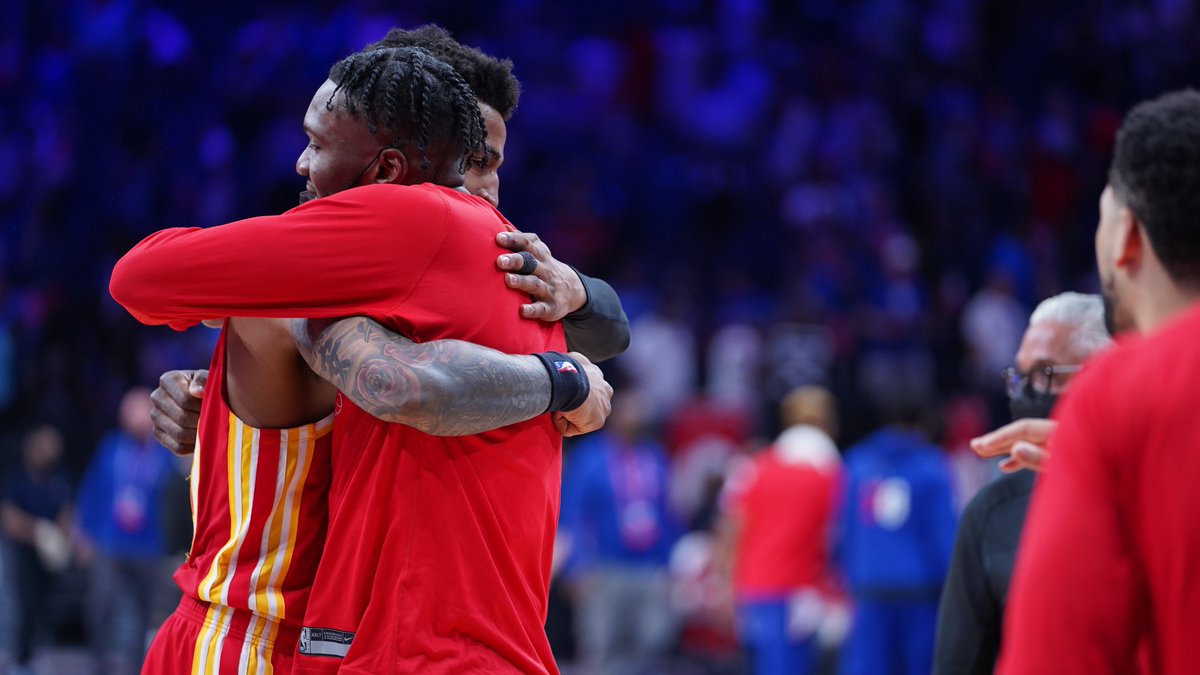 ATLHawks's tweet photo. Together. https://t.co/mXksBvnUlb
