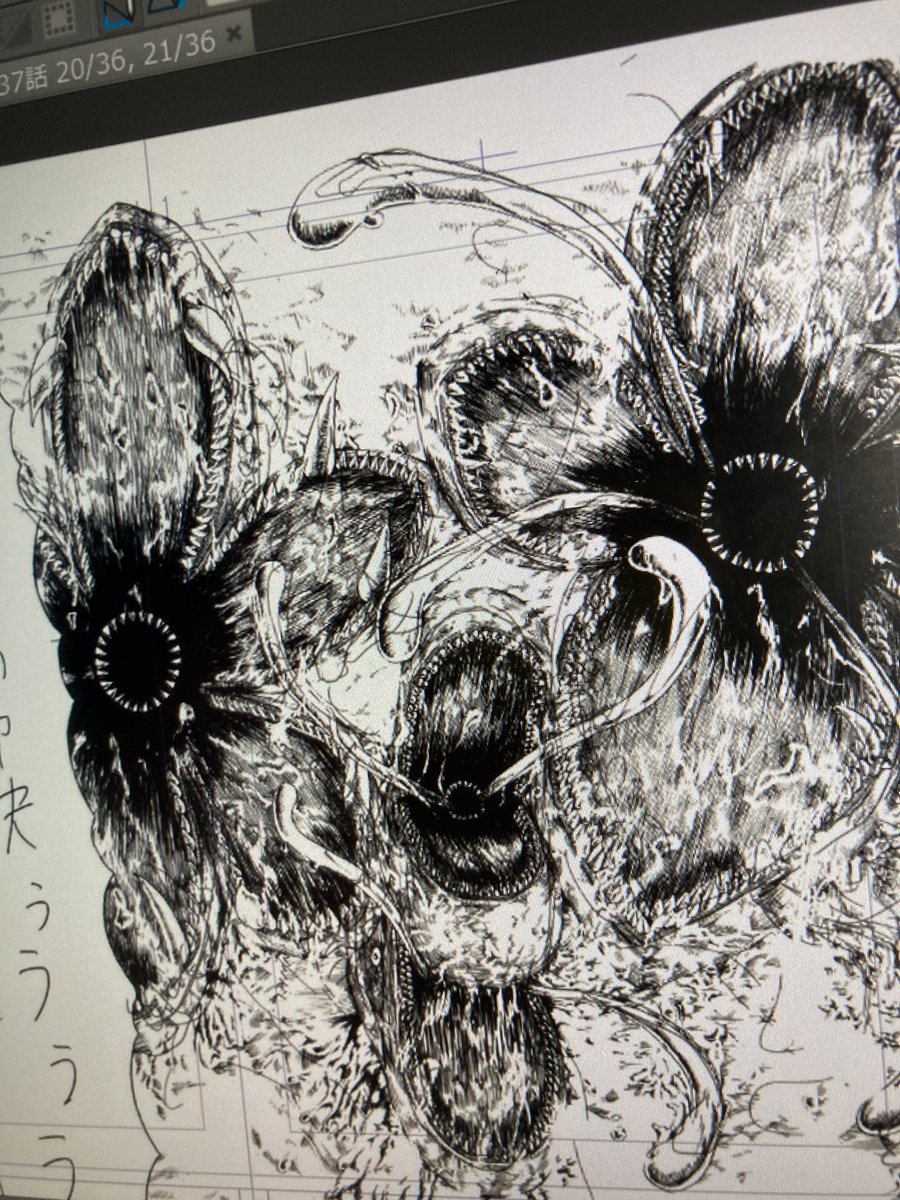 猫トイレ掃除して作画してます。 