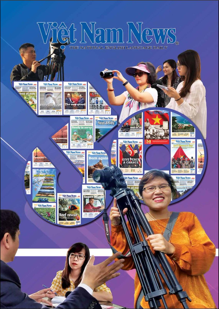 VietnamNewsVNS's tweet photo. 30 years ago today, the first ever copy of Việt Nam News rolled off the printing presses. 

In the past 3 decades we have continued to be the only English language daily in the  country bringing you political, social and cultural news. 

Thank you to our loyal readers! https://t.co/vzrTQROxLM