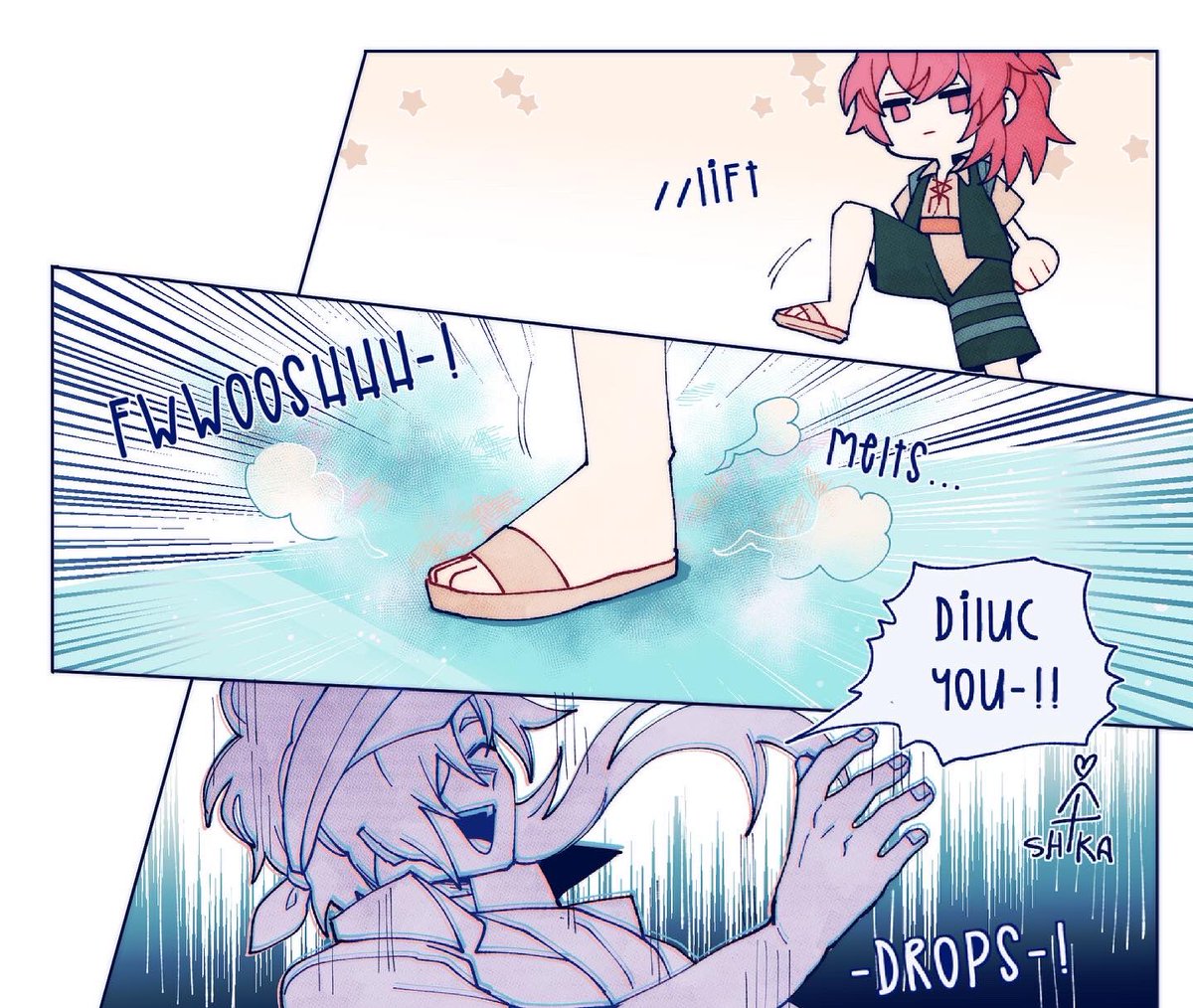 #luckae  #ディルガイ #genshinimpact 
They melt my heart 🥺 