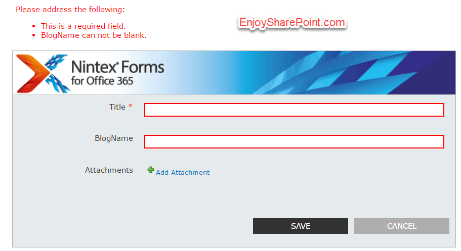 SharePoint_Net's tweet image. #Nintex form rules + validation examples buff.ly/3vt7K0h
