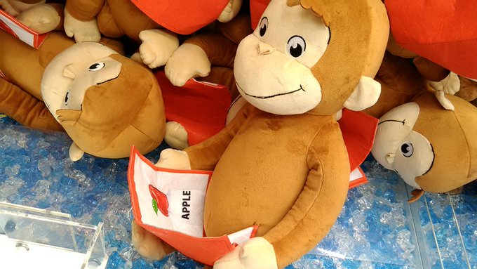 ラウンドワン池袋店 景品情報さん がハッシュタグ おさるのジョージ をつけたツイート一覧 1 Whotwi グラフィカルtwitter分析