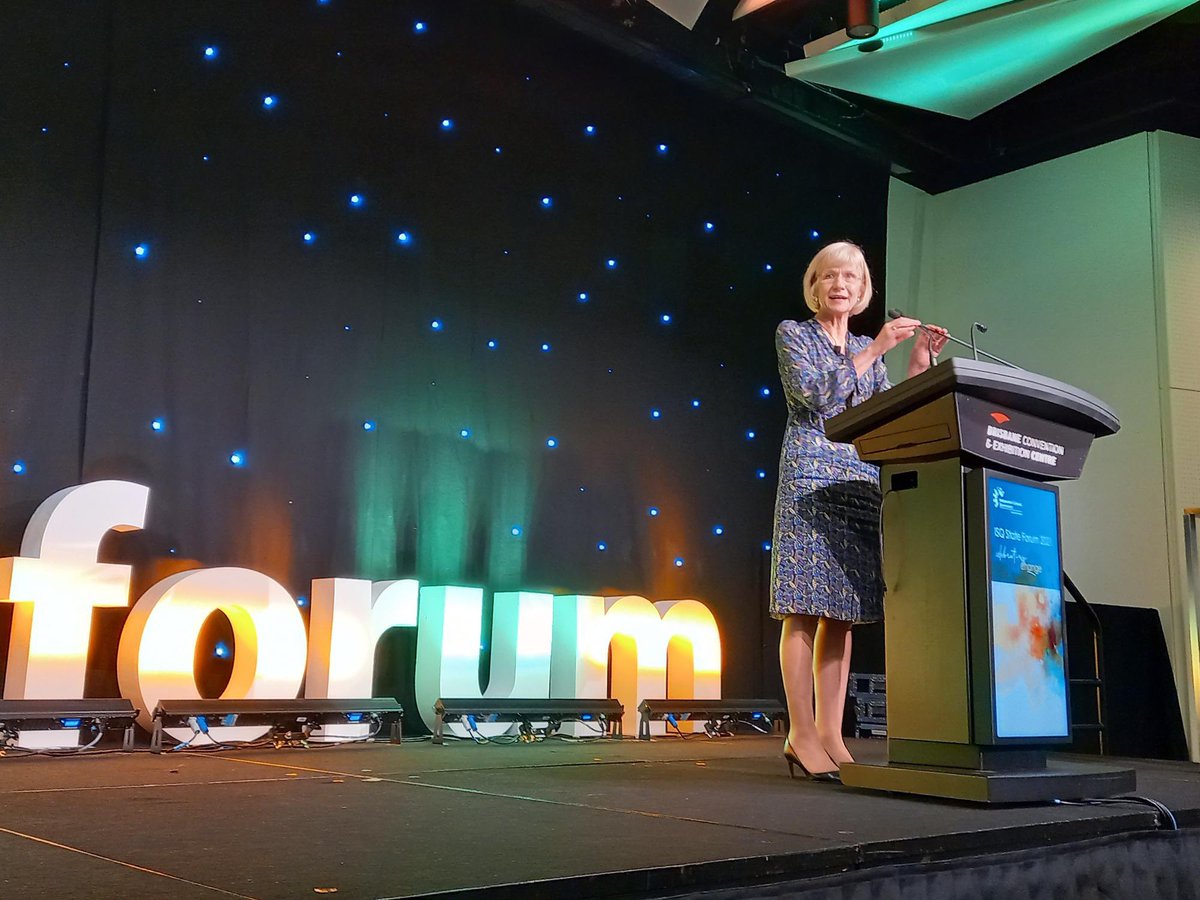Focus on your interests and passions - that’s where you’re going to be successful- advice to prospective university students at #ISQforum  <a href="/UQ_News/">UQ News</a> from Prof Deborah Terry