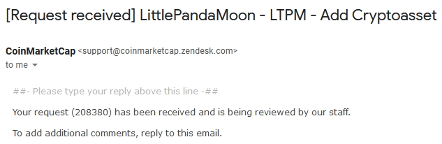 LittlePandaMoo1's tweet photo. Hello Little Panda's 

We have successfully Applied for ✅ @coinmarketcap

Thanks to all our holders for making this happen

#LTPM #LTPMArmy https://t.co/WZgrCmRF8b