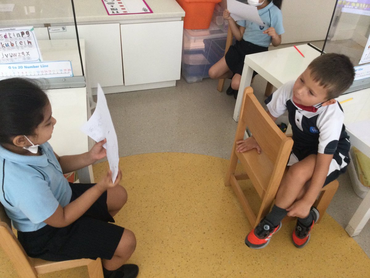 WPS_FS2's tweet photo. Storytelling from memory, and from a socially distanced seat. #WPSFS2C are fabulous storytellers. Ask them about No-Bot the Robot https://t.co/l7rE2pmNei