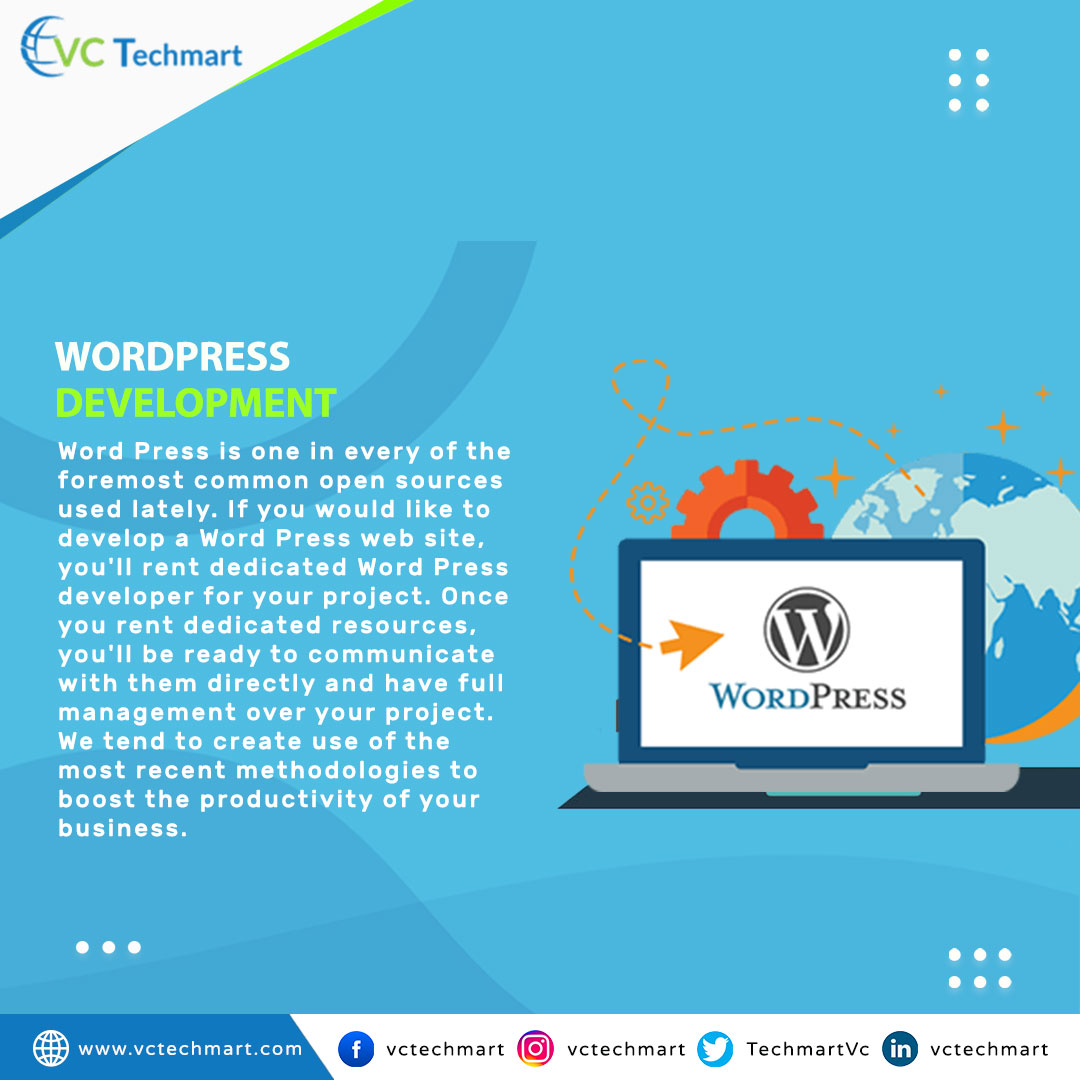 TechmartVc's tweet image. Wordpress Development 

#validcode #webDevelopment #ValidCodeDevelopment #WordPress #BlogWebsite #WordPressWebsite #Magento #PHP #androidapp #iosapp #seo #WordpressDevelopment 

valid-code.com/wordpress-deve…