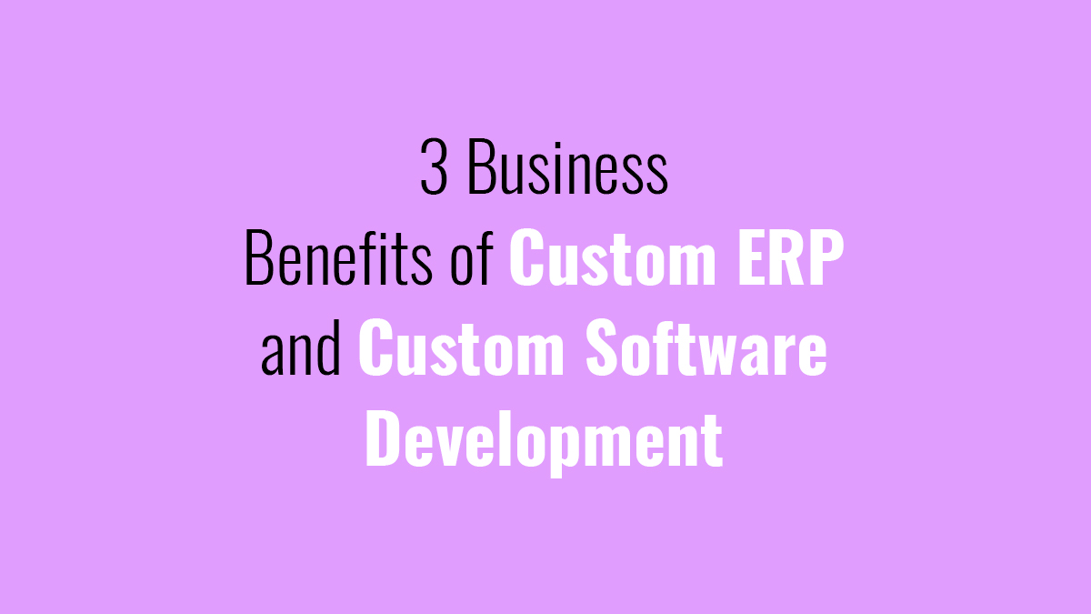 ElegantMicroWeb's tweet image. 3 Business Benefits of Custom ERP and Custom Software Development
bit.ly/2Scibrj 
#CustomApplicationDevelopment #CustomApplicationDevelopmentAhmedabad #CustomApplicationDevelopmentServices #CustomSoftwareDevelopment