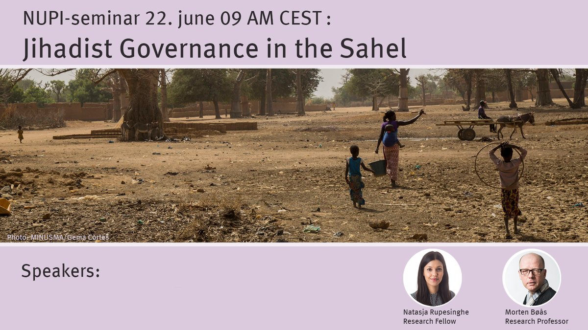 nupinytt's tweet photo. Often depicted as “Islamic terrorists”, jihadist insurgent governance has rarely been systematically researched. Sign up for next weeks seminar, where we will discuss what the research tells us about how jihadists govern 👉👉 https://t.co/lReOq0PpyU ✍️🗓️ https://t.co/aLVvC3oDkZ