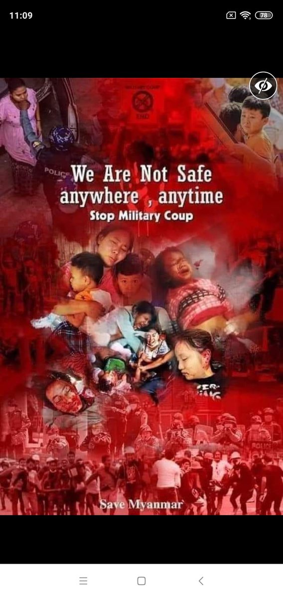 PyayPhyoAung13's tweet photo. @DeputySecState Innocent civilians have been killed by Burmese Security Force. The world is still watching those killers. S.O.S!
Repeat S.O.S! We are in grave danger ⚡⚡⚡ https://t.co/E05AtaF15o