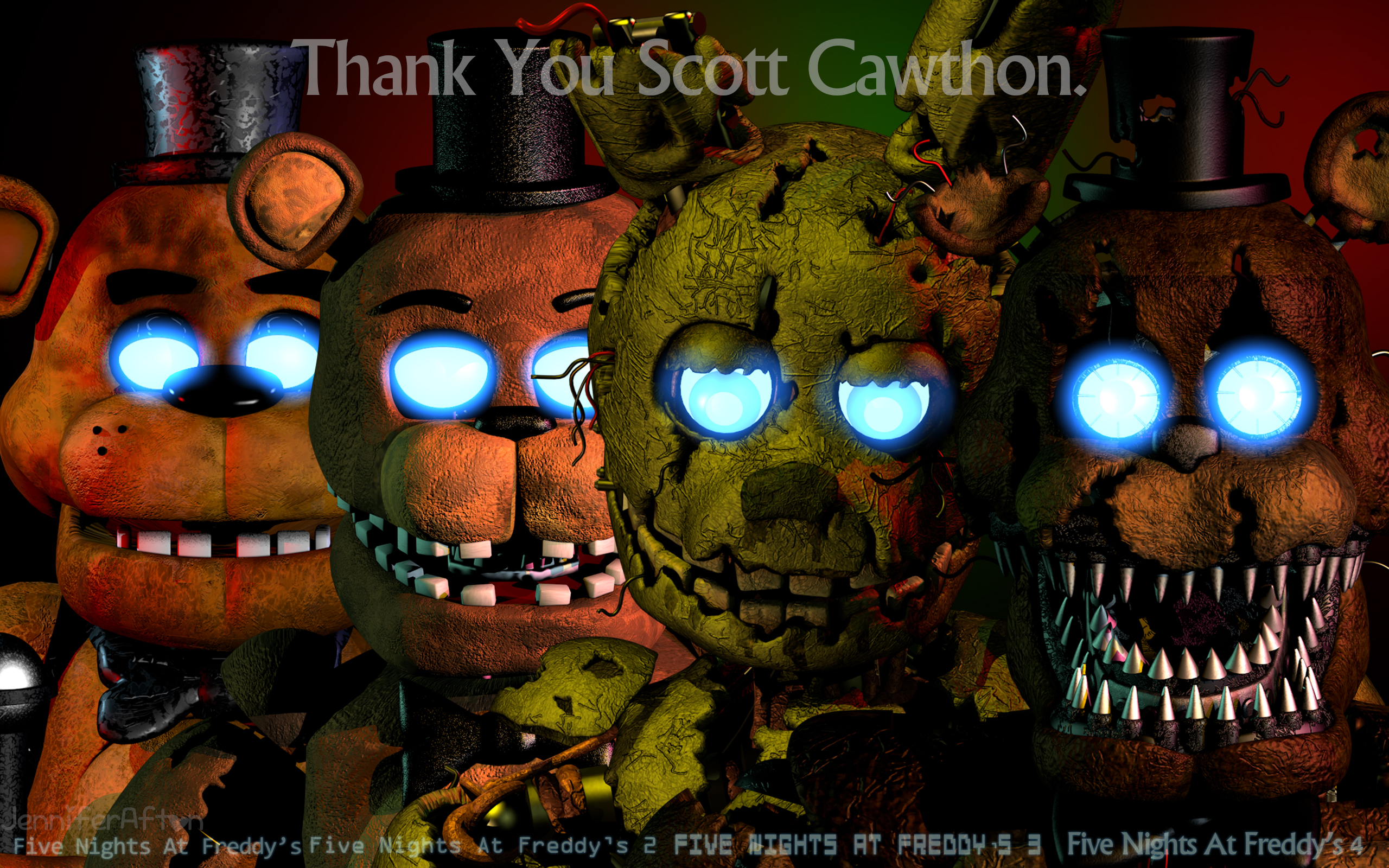 fnaf #fivenightsatfreddy #thankyouscott #fnafnightmare #shadowfreddy