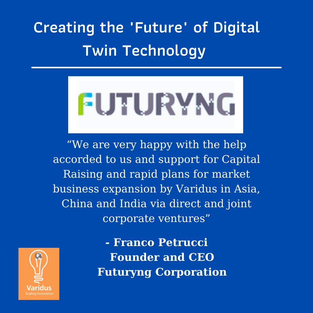 VaridusSG's tweet photo. Always happy to help support the growth of ventures like Futuryng in their mission to provide cutting edge IoT solutions for the Industry.
#Varidus #Futuryng #IoT #FutureofWork #Business https://t.co/hTGKYe8UuY