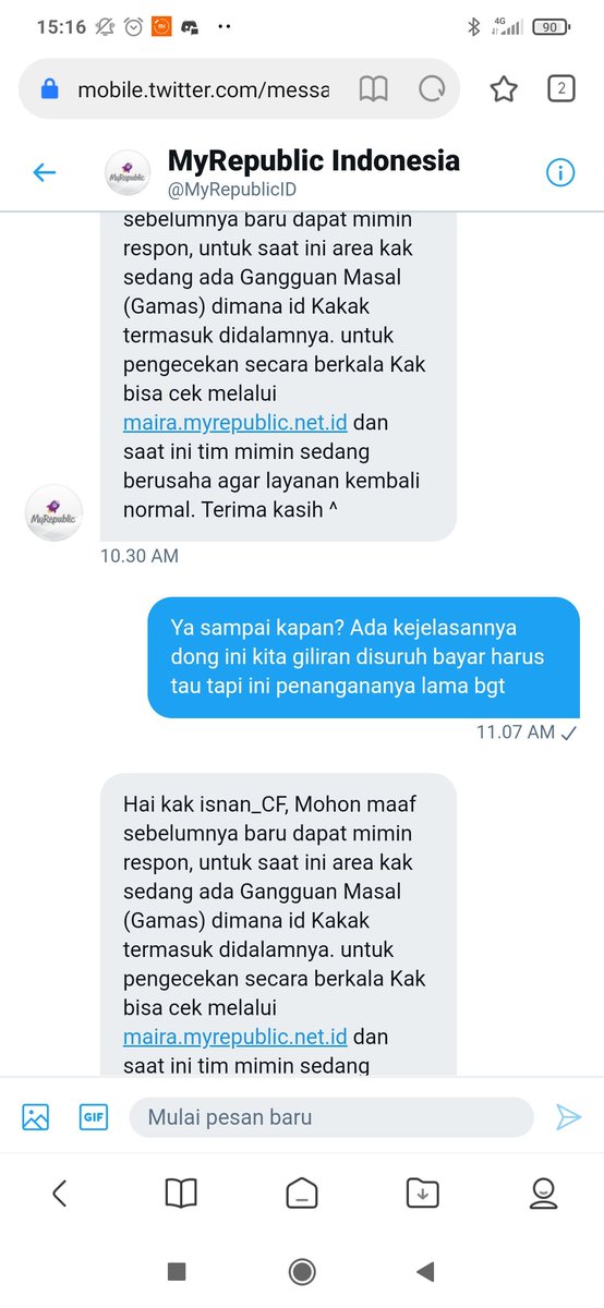 Balesannya cuma gini" doang gk ada yg lain <a href="/MyRepublicID/">MyRepublic Indonesia</a>