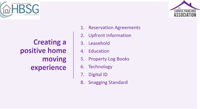 RoS_StefB's tweet photo. Hearing from Beth Rudolf, deputy chair of the Home Buying and Selling Group E&amp;W working across 8 areas of focus and 'Creating a positive home moving experience'.  #FOC2021 https://t.co/uUFxZy8s7f