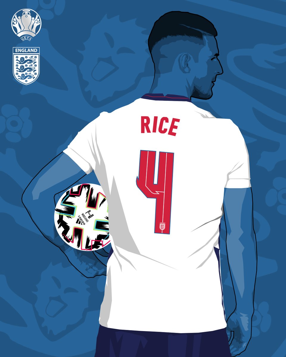 Declan Rice X England Football Team
#declanrice #deccers #englandfootballteam #ENG  #design #tasarım #westhamunited #illustrations #behance #hammers #gsbout #coyi #EURO2020