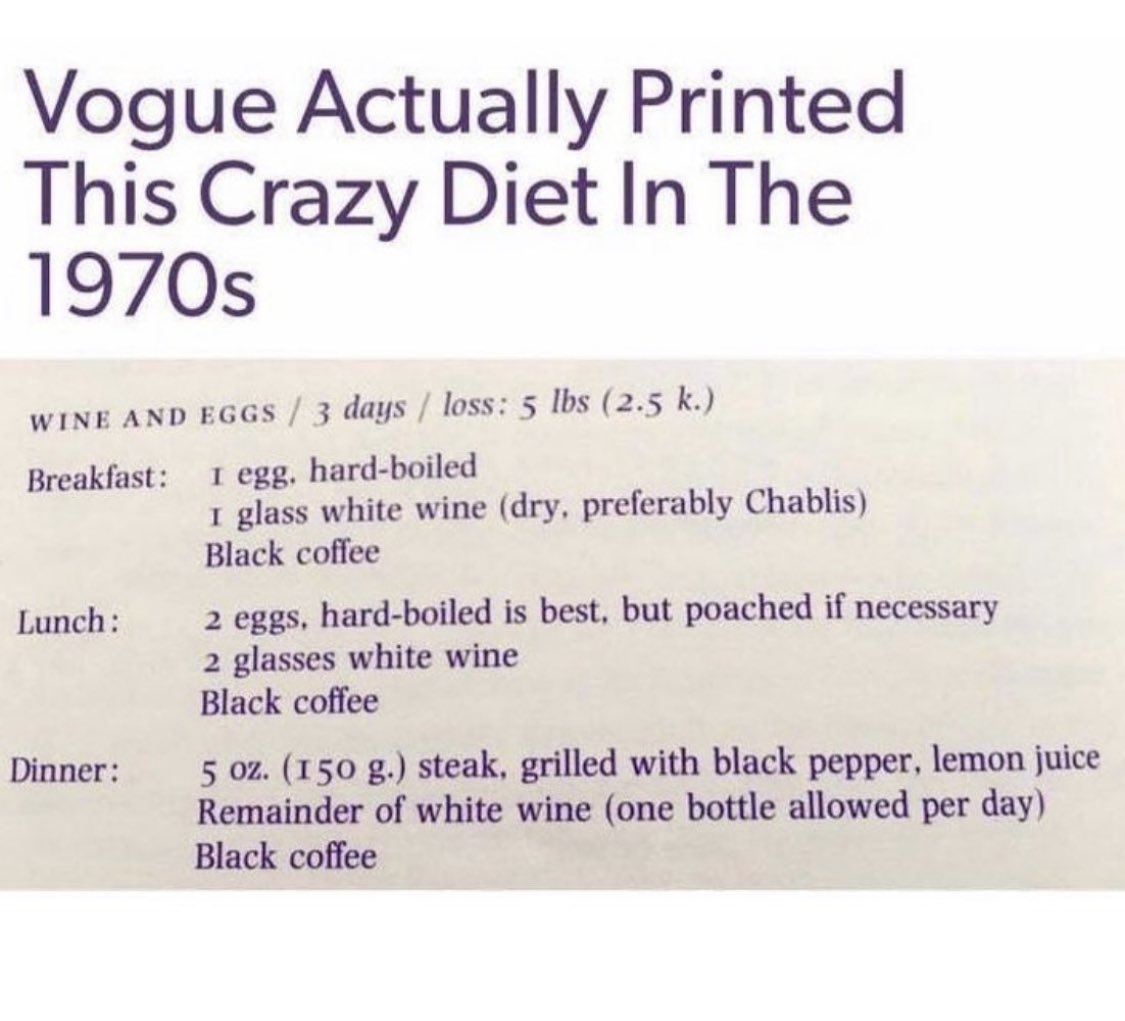 I see nothing wrong here, apart from it being labeled a “diet” 😂😅