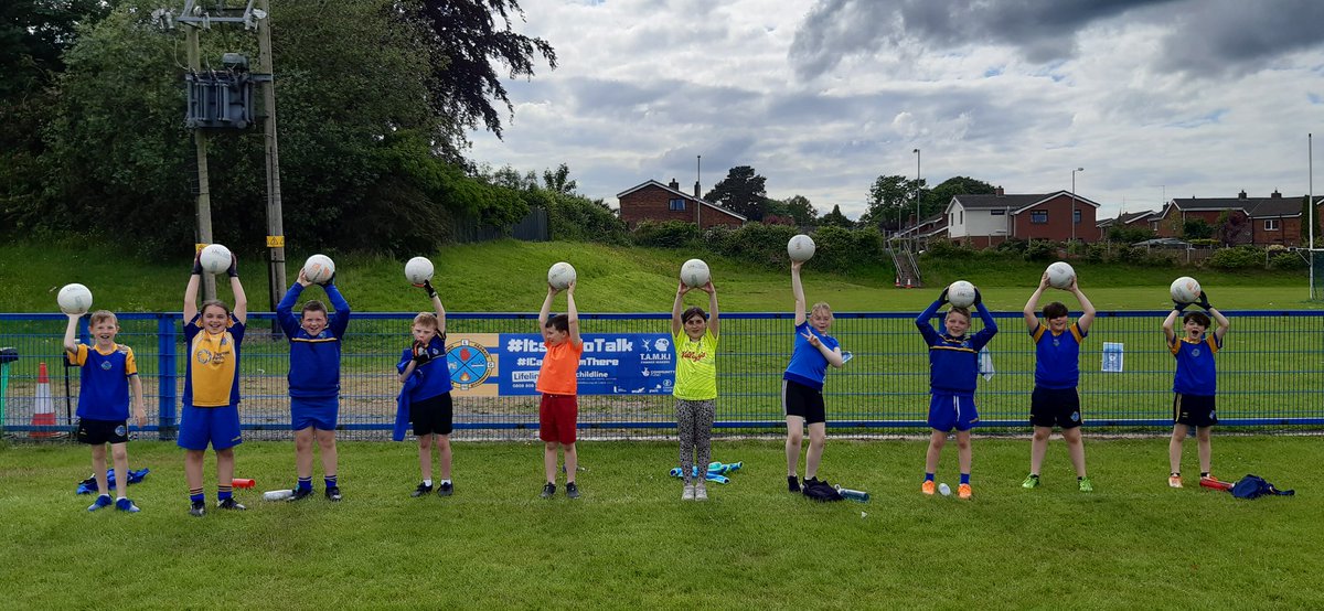 Brilliant group of young footballers. Zoom in, their wee faces say it all. Thanks for coming and being great sports. See youse over the summer and Afterschools back in action in September