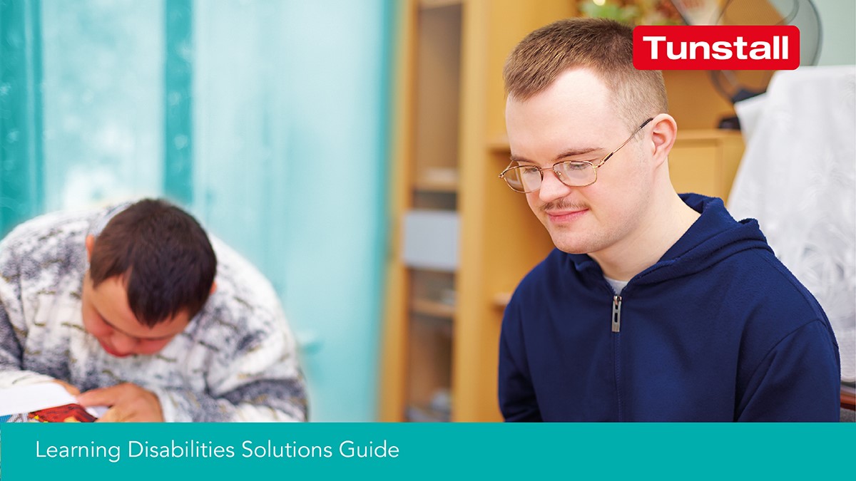 TunstallHealth's tweet photo. Technology such as #telecare, #assistivetechnology and #telehealth has a key role to play in supporting people with #learningdisabilities in a way that promotes independence as well as safeguarding them. Find out more in our Solutions Guide ➡ https://t.co/tORwRMI4Bb #LDWeek2021 https://t.co/WCJHMwEt49