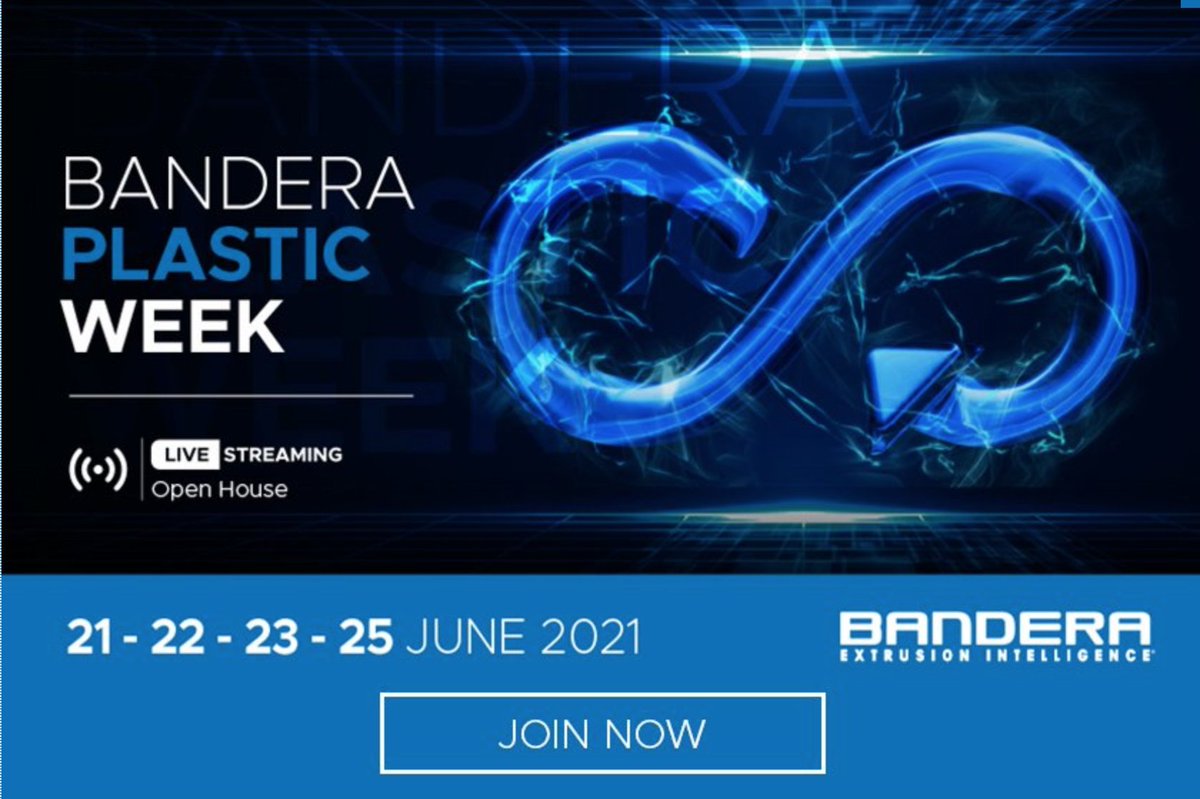 banderaontheweb's tweet photo. Bandera #Plastic Week 
Still time to join >>
https://t.co/mqaMnfCBPs

#Future #Extrusion Now

#plastics #bioplastics #polymers #biopolymers
#flatdie
#blownfilm
#recycling 
#Biomaterials  
#Multilayer
#Packaging 
#Thermoforming https://t.co/MDCuYQxBJY