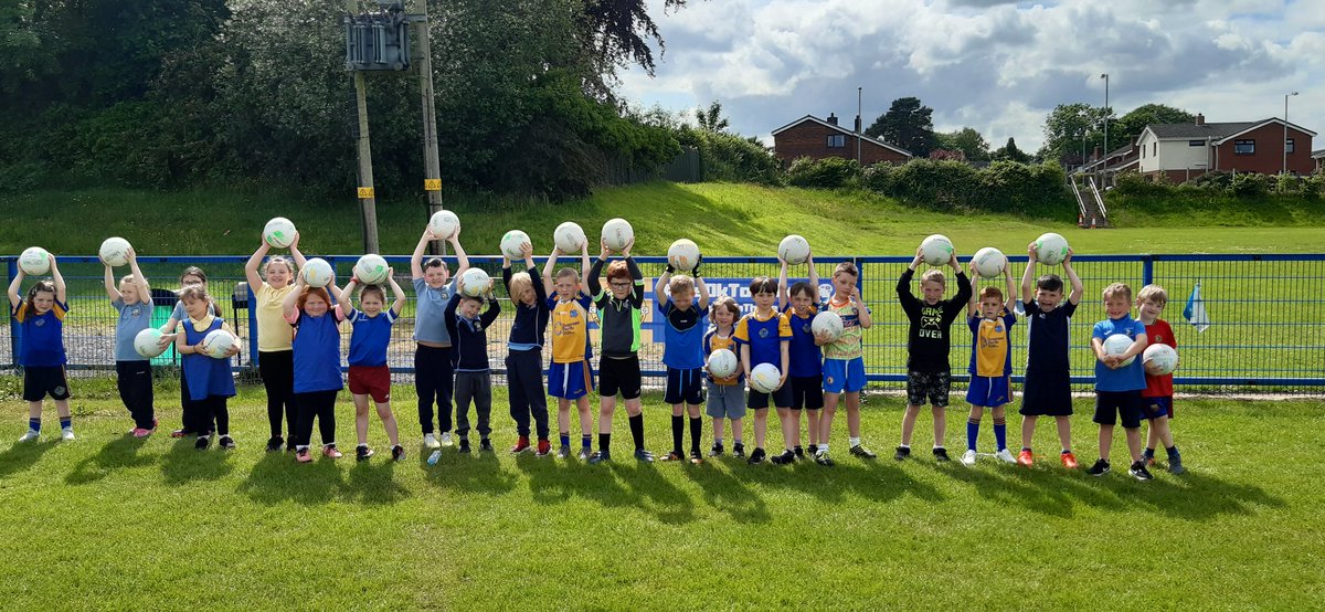 Brilliant group of young footballers. Zoom in, their wee faces say it all. Thanks for coming and being great sports. See youse over the summer and Afterschools back in action in September