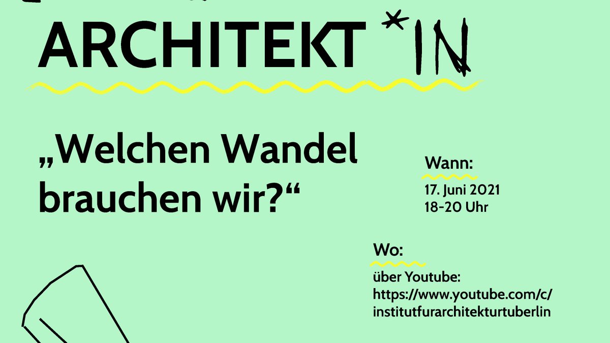 Heute abend (ab  18 Uhr) diskutieren #Architektinnen "Welchen Wandel wir brauchen?"

Eine Veranstaltung des Instituts für Architektur und des Architekturmuseums der <a href="/TUBerlin/">TU Berlin</a> im Rahmen des Women in Architecture-Festival
@BDABund <a href="/akb_berlin/">AKB e.V. Berlin</a> <a href="/Architekturmus1/">Architekturmuseum TU Berlin</a> 
#WIABerlin2021 #bhrox